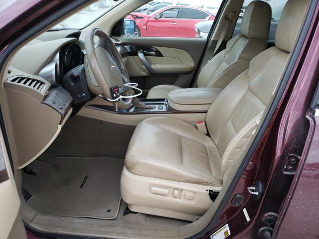 2HNYD2H61CH508497 - 2012 ACURA MDX ADVANCE 栗色 照片 7