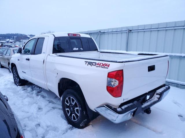 5TFUW5F18KX849560 - 2019 TOYOTA TUNDRA DOUBLE CAB SR/SR5 WHITE photo 2