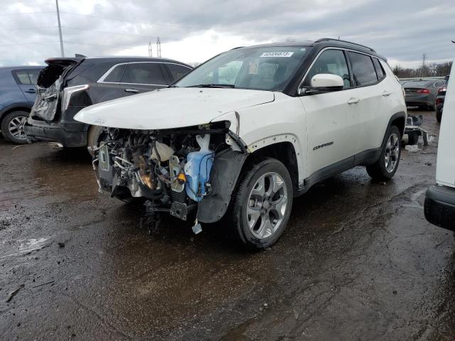 3C4NJDCB1MT578530 - 2021 JEEP COMPASS LIMITED WHITE photo 1