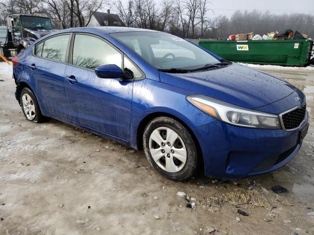 3KPFL4A70HE059198 - 2017 KIA FORTE LX BLUE photo 4