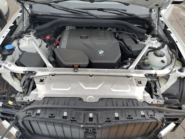 5UX43DP07N9N05346 - 2022 BMW X3 SDRIVE30I WHITE photo 12