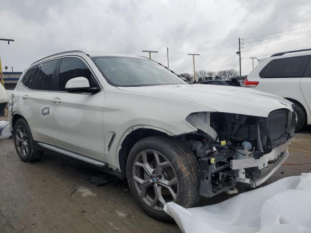 5UX43DP07N9N05346 - 2022 BMW X3 SDRIVE30I WHITE photo 4