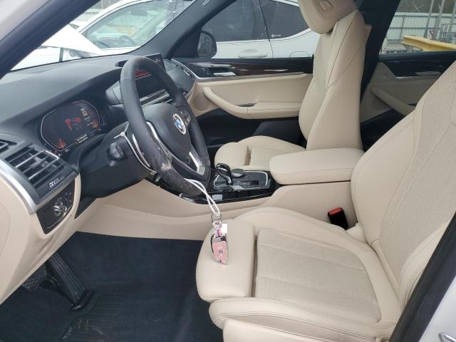5UX43DP07N9N05346 - 2022 BMW X3 SDRIVE30I WHITE photo 7