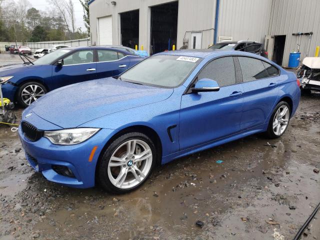 WBA4B3C52GG344867 - 2016 BMW 435 XI GRAN COUPE BLUE photo 1