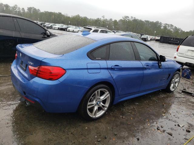 WBA4B3C52GG344867 - 2016 BMW 435 XI GRAN COUPE BLUE photo 3