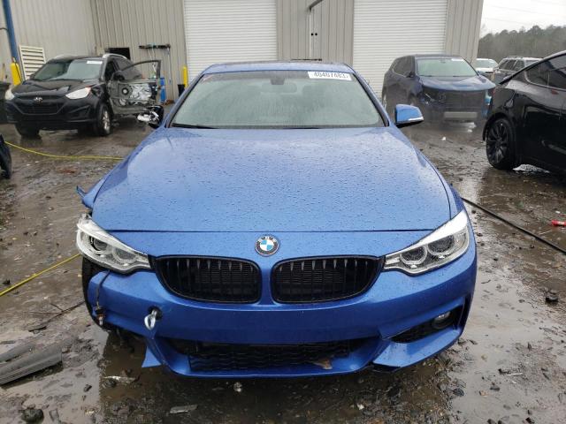 WBA4B3C52GG344867 - 2016 BMW 435 XI GRAN COUPE BLUE photo 5