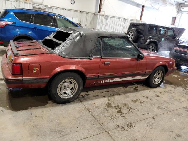 1FACP44A1LF189879 - 1990 FORD MUSTANG LX MAROON photo 3