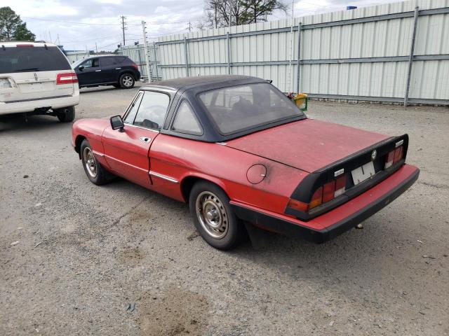 ZARBA5411F1023494 - 1985 ALFA ROMEO VELOCE 200 RED photo 2