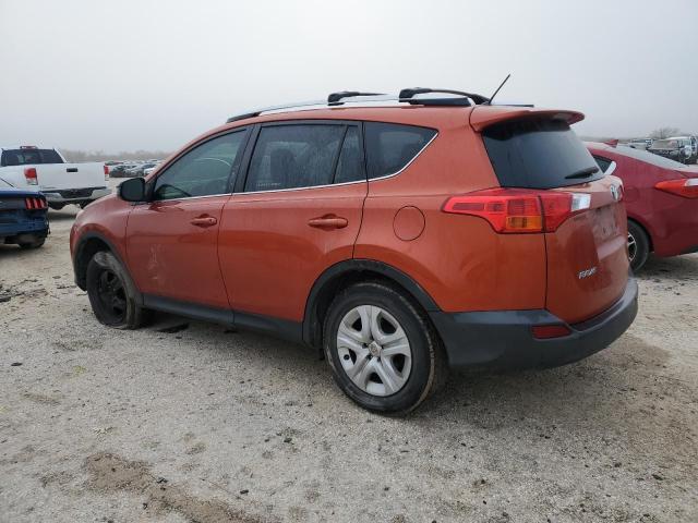 JTMZFREV4FD053669 - 2015 TOYOTA RAV4 LE ORANGE photo 2