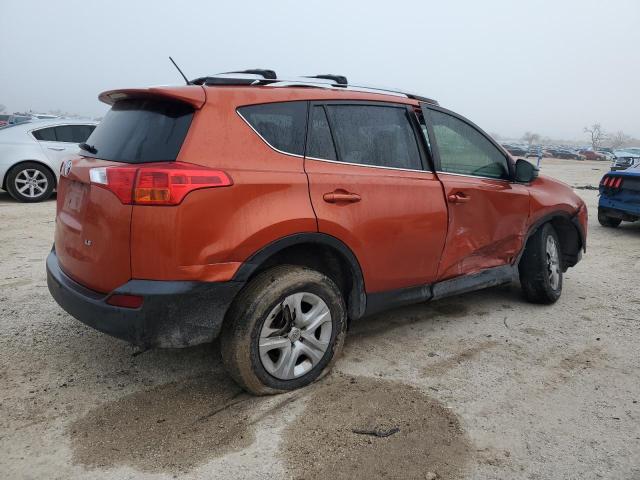 JTMZFREV4FD053669 - 2015 TOYOTA RAV4 LE ORANGE photo 3