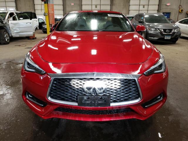 JN1EV7KL6NM630504 - 2022 INFINITI Q60 LUXE RED photo 5