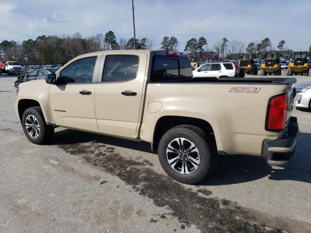 1GCGTDENXN1291657 - 2022 CHEVROLET COLORADO Z71 TAN photo 2