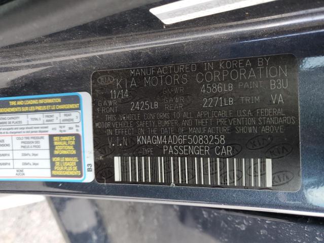 KNAGM4AD6F5083258 - 2015 KIA OPTIMA HYBRID CHARCOAL photo 13