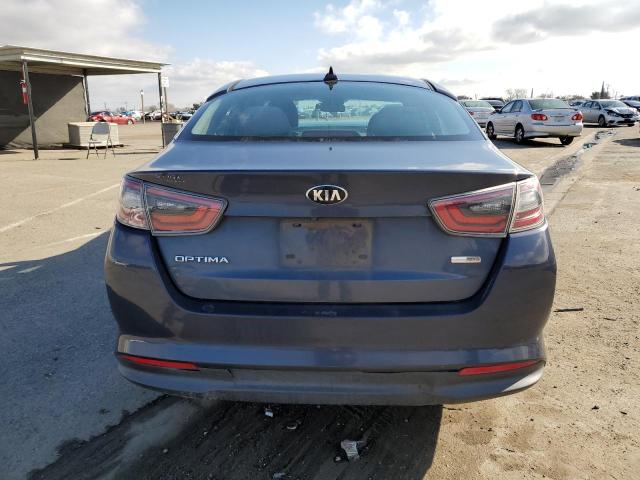 KNAGM4AD6F5083258 - 2015 KIA OPTIMA HYBRID CHARCOAL photo 6