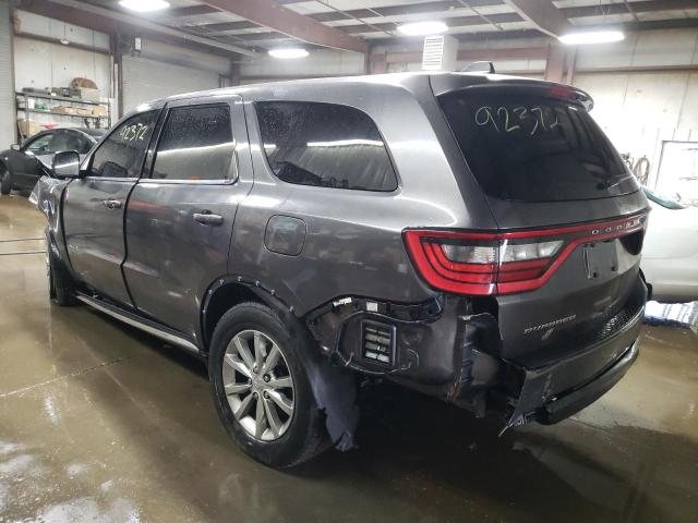 1C4RDJAG1JC115347 - 2018 DODGE DURANGO SXT GRAY photo 2