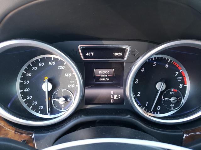 4JGDA5HB8FA526103 - 2015 MERCEDES-BENZ ML 350 4MATIC GRAY photo 9