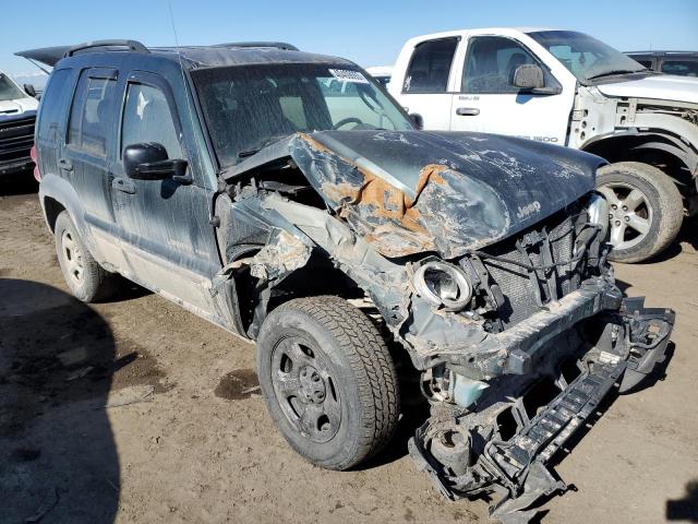 1J4GL48K43W507451 - 2003 JEEP LIBERTY SP GREEN photo 4