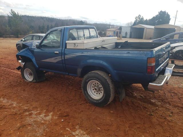 4TARN01P3PZ144020 - 1993 TOYOTA PICKUP 1/2 TON SHORT WHEELBASE DX BLUE photo 2