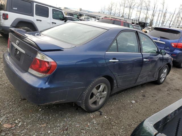 JTDBE30K553019131 - 2005 TOYOTA CAMRY LE BLUE photo 3