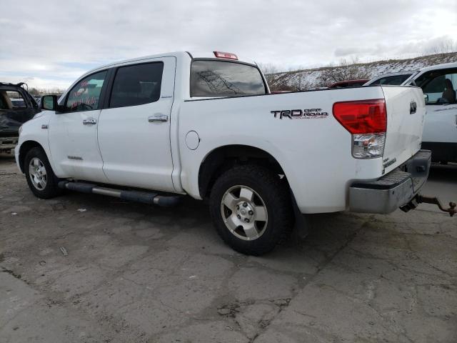 5TFHY5F16CX255899 - 2012 TOYOTA TUNDRA CREWMAX LIMITED WHITE photo 2