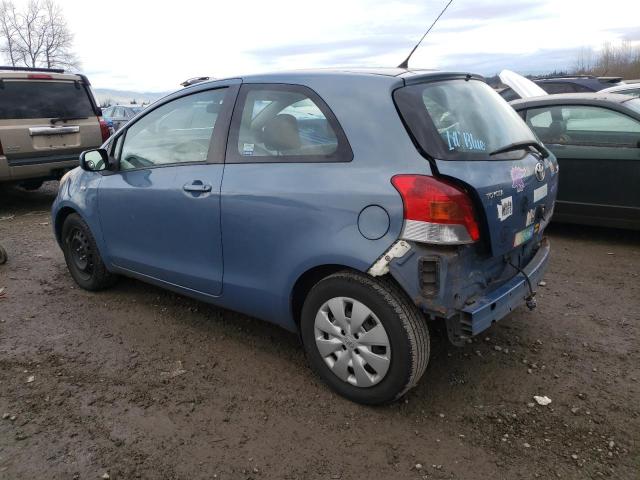 JTDJT4K38B5334826 - 2011 TOYOTA YARIS BLUE photo 2