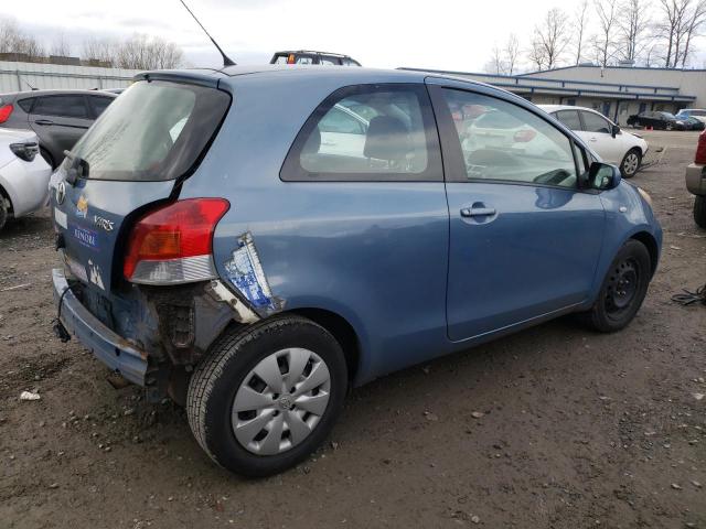 JTDJT4K38B5334826 - 2011 TOYOTA YARIS BLUE photo 3