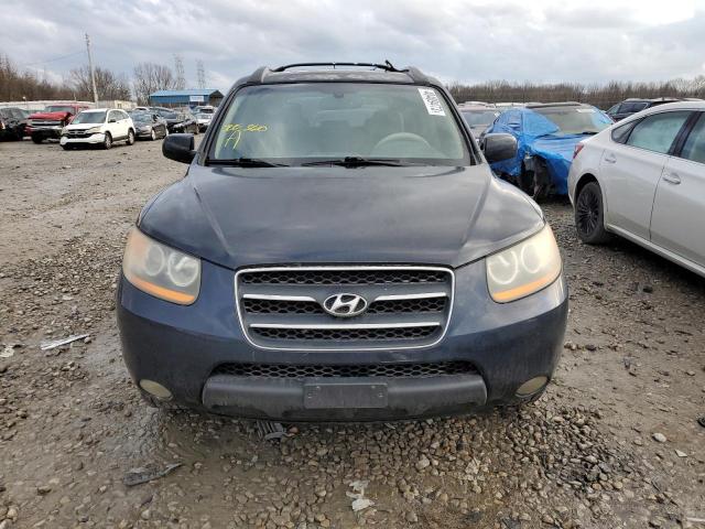 5NMSH73E68H192294 - 2008 HYUNDAI SANTA FE SE BLUE photo 5