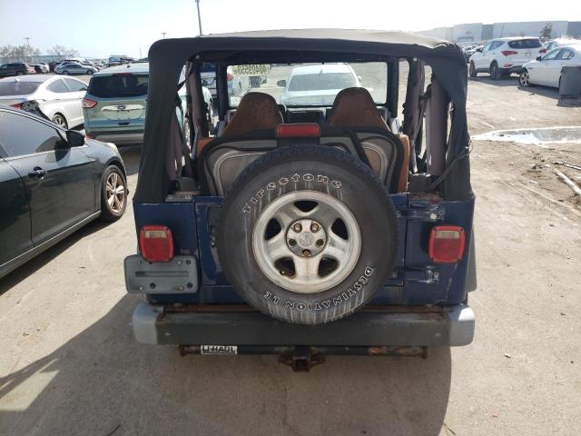 1J4FA39S12P749066 - 2002 JEEP WRANGLER / X BLUE photo 6