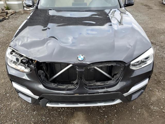 5UXTY3C01M9D97109 - 2021 BMW X3 SDRIVE30I Negro foto 11