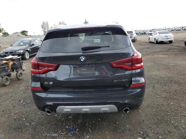 5UXTY3C01M9D97109 - 2021 BMW X3 SDRIVE30I Negro foto 6