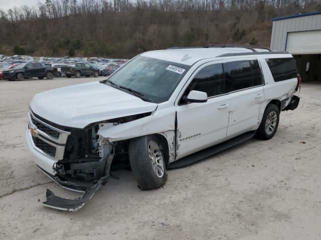 1GNSKHKCXGR341265 - 2016 CHEVROLET SUBURBAN K1500 LT WHITE photo 1