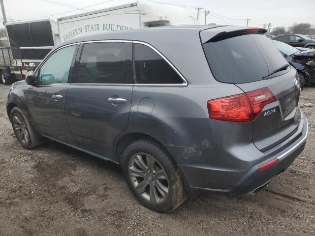 2HNYD2H78AH529613 - 2010 ACURA MDX ADVANCE GRAY photo 2