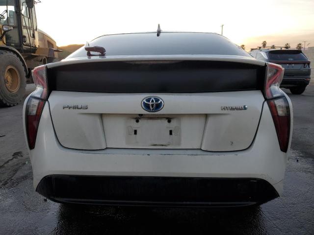 JTDKBRFU7G3001110 - 2016 TOYOTA PRIUS WHITE photo 6