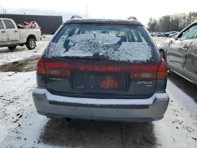 4S3BG6851T7976887 - 1996 SUBARU LEGACY OUTBACK BLUE photo 6