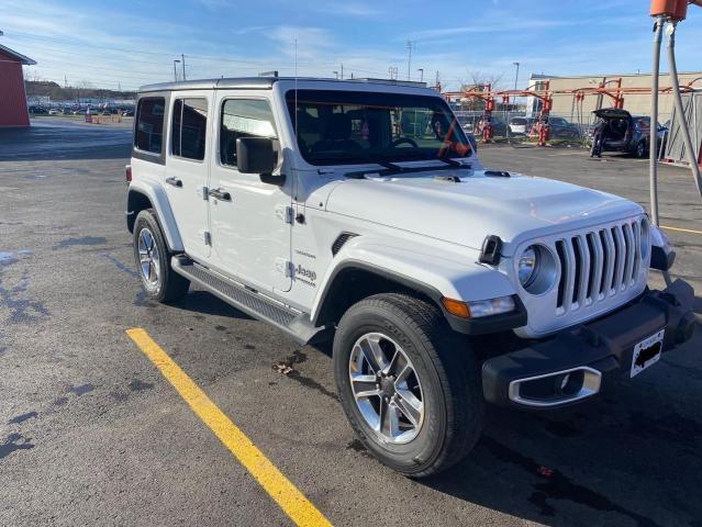 1C4HJXEG7MW820884 - 2021 JEEP WRANGLER U SAHARA WHITE photo 1