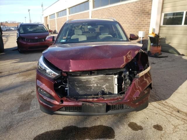 KM8J33A47HU399178 - 2017 HYUNDAI TUCSON LIMITED BURGUNDY photo 5