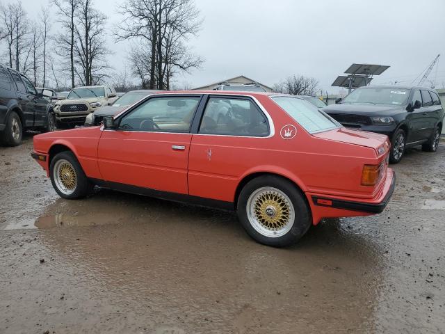 ZAMAL110XEB310020 - 1984 MASERATI BITURBO RED photo 2