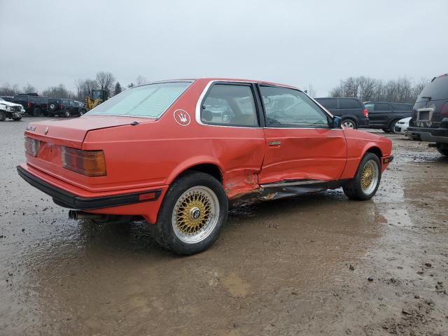 ZAMAL110XEB310020 - 1984 MASERATI BITURBO RED photo 3