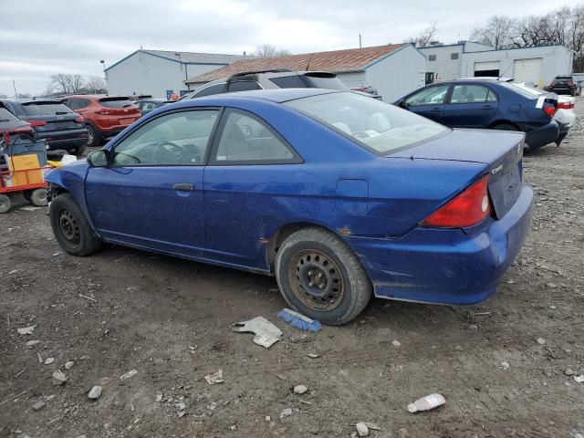 1HGEM22344L006631 - 2004 HONDA CIVIC DX VP Mavi foto 2