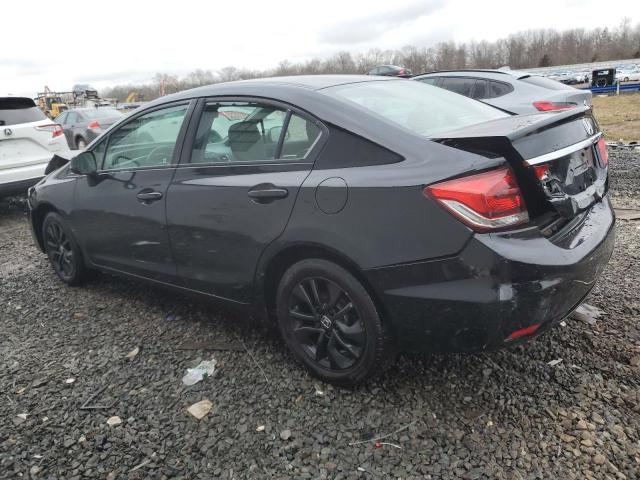 2HGFB2F93DH511193 - 2013 HONDA CIVIC EXL შავი ფოტო 2