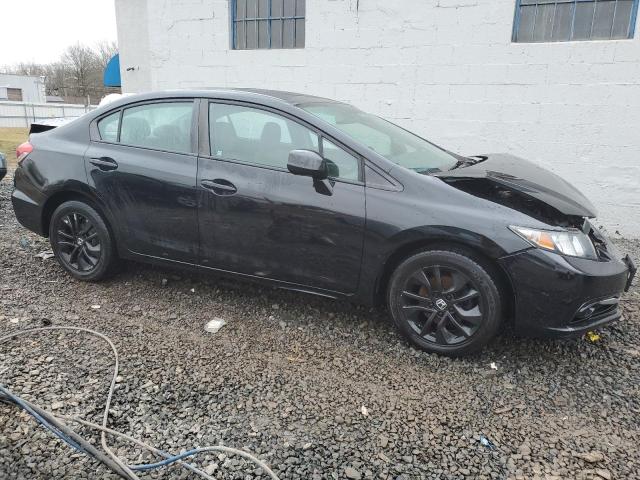 2HGFB2F93DH511193 - 2013 HONDA CIVIC EXL BLACK photo 4