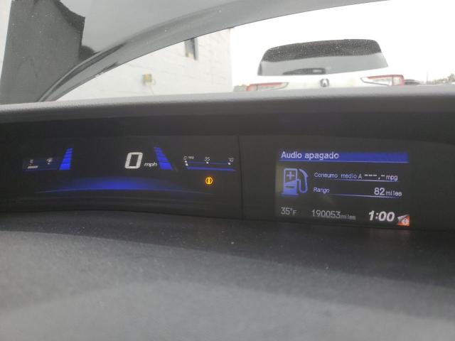 2HGFB2F93DH511193 - 2013 HONDA CIVIC EXL შავი ფოტო 9