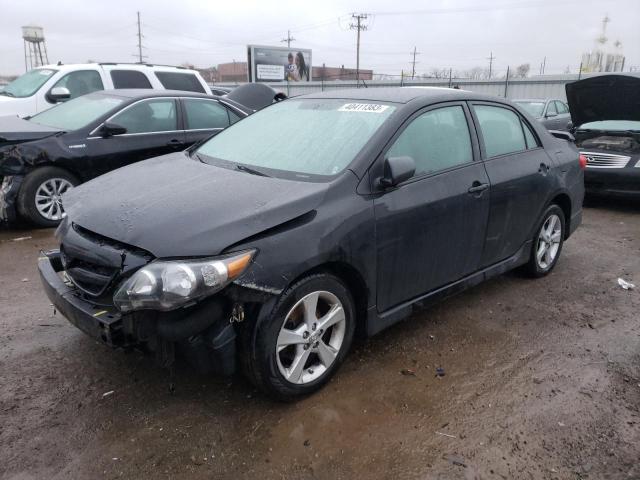 5YFBU4EE3CP060521 - 2012 TOYOTA COROLLA BASE BLACK photo 1