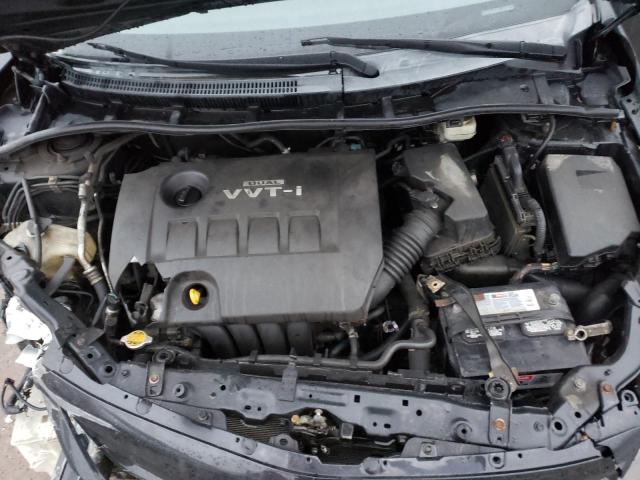 5YFBU4EE3CP060521 - 2012 TOYOTA COROLLA BASE BLACK photo 11