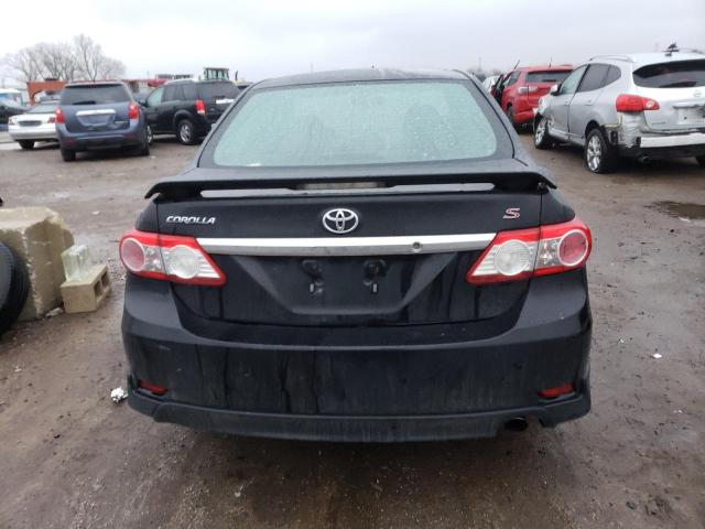 5YFBU4EE3CP060521 - 2012 TOYOTA COROLLA BASE BLACK photo 6
