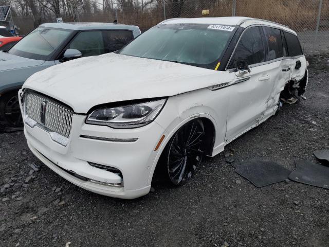 5LM5J7XCXMGL01795 - 2021 LINCOLN AVIATOR RESERVE WHITE photo 1