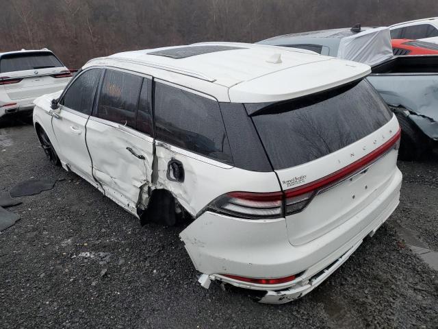 5LM5J7XCXMGL01795 - 2021 LINCOLN AVIATOR RESERVE WHITE photo 2