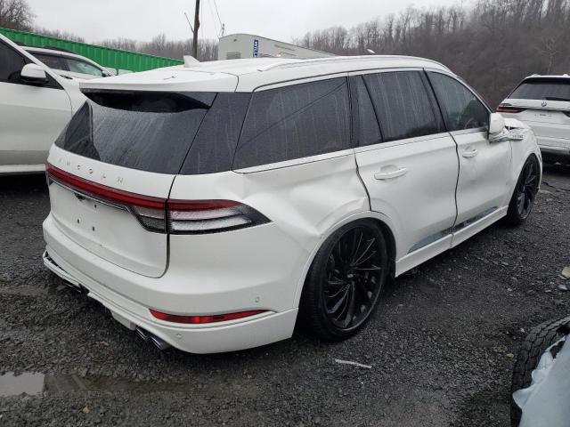 5LM5J7XCXMGL01795 - 2021 LINCOLN AVIATOR RESERVE WHITE photo 3