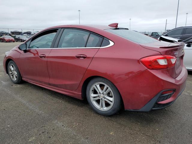 1G1BE5SMXH7204162 - 2017 CHEVROLET CRUZE LT RED photo 2