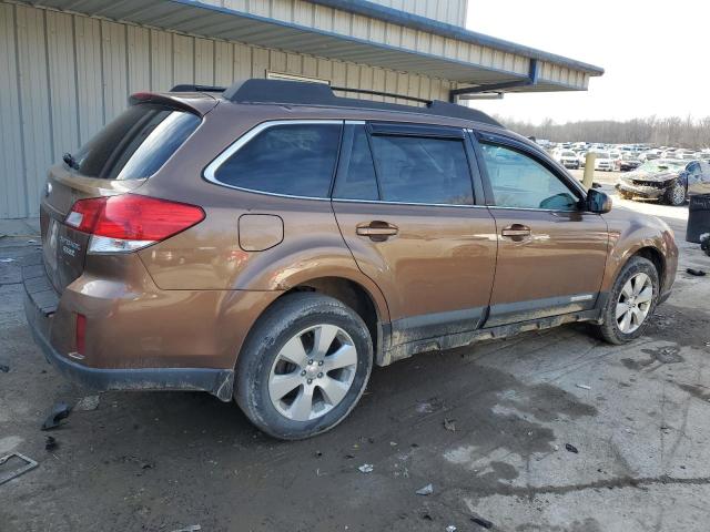 4S4BRBGCXB3314861 - 2011 SUBARU OUTBACK 2.5I PREMIUM TAN photo 3